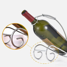 Gift Used Metal Chrome Plating Tabletop Wire Wine Bottle holder